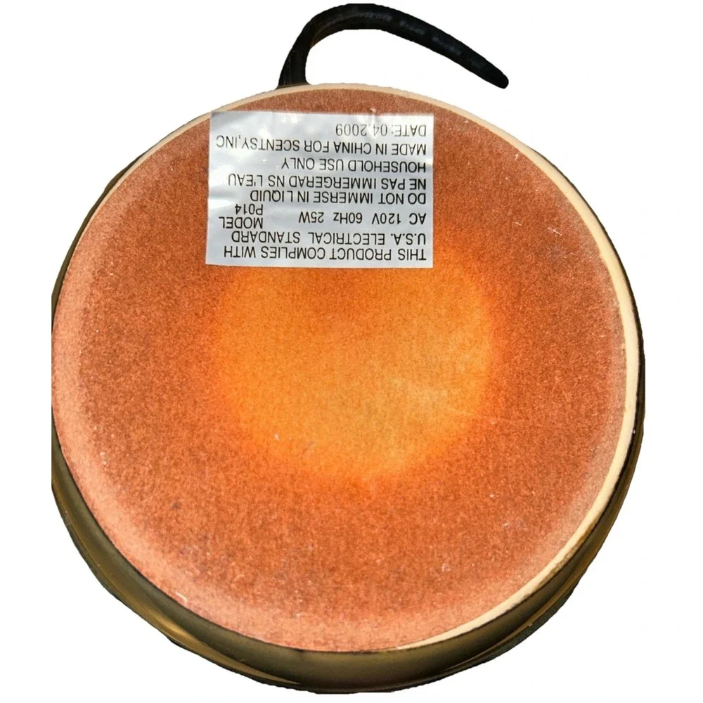 Scentsy Labyrinth Green Maze Full Size Warmer Ceramic Crock Pot Design Retired
